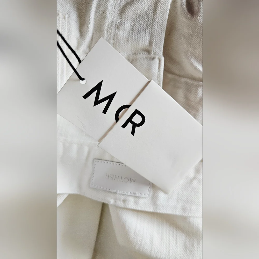 Mother Men’s Denim MR Tooth & Nail The Neat White Jeans Size 31 Pants Button Fly